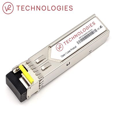 1000BASE-BX SFP, Cisco Compatible, 10KM DDM SMF, Equivalent to GLC-BX-U, SFP to RJ45, V2 Technologies Networking Transceivers