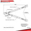 KStrong UFL204121 Twin Leg 100% Tie-Off Internal Design Shock Absorbing Lanyard with 3 Snap Hooks (Steel), ANSI Compliant, 6-Ft, Black/Red view 2