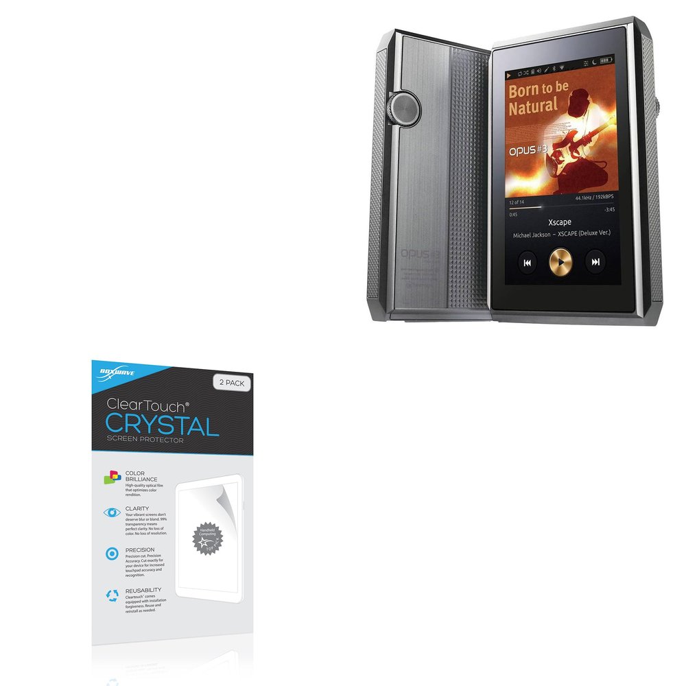 BoxWave Screen Protector Compatible with Audio-Opus Opus#3 - ClearTouch Crystal (2-Pack), HD Film Skin - Shields from Scratches