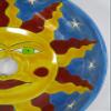 14" round TALAVERA VESSEL SINK Mexican handmade ceramic bathroom basin, folk art view 4