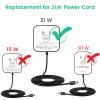 21W Power Cord Replacement for Alexa Echo 1st Generation, Echo 2nd Generation, Echo Show (1st Gen), Echo Plus (1st Gen), AC Adapter Charger view 3