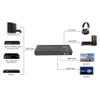 U9 ViewHD HDMI 4x2 with Audio Extractor Matrix/Pre-Amplifier | HDMI 2.0 4K@60Hz | HDCP 2.2 | 18Gbps | HDR + Dolby Vision | ARC | Toslink & RCA L/R Audio Output | Model: UMT4X2A view 3