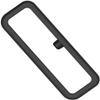 18mm /20mm / 22mm / 24mm / 26mm / 28mm Silicone Rubber Fastener Rings Watch Bands Security Loop Wristband Fastener Band Keeper Loops Replacement 11Pack Watch Band Fasteners (Black, for 22mm Band) view 2