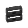 18mm /20mm / 22mm / 24mm / 26mm / 28mm Silicone Rubber Fastener Rings Watch Bands Security Loop Wristband Fastener Band Keeper Loops Replacement 11Pack Watch Band Fasteners (Black, for 26mm Band) view 3