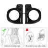 SLMOTO 6.5" Fairing Lower Speaker Boxes Fit for Harley Touring FLT, FLHT, FLHTCU, FLHRC, Road King, Street Glide, Electra Glide, Ultra Classic 2014-2018 17 view 2