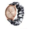 200Pcs Compatible for Garmin vivomove HR Band, Blueshaw Fabric Elastic Scrunchie Elastic Watch Band Women Cute Replacement Straps for Garmin vvomove HR Smartwatch (Grid) view 1