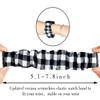 200Pcs Compatible for Garmin vivomove HR Band, Blueshaw Fabric Elastic Scrunchie Elastic Watch Band Women Cute Replacement Straps for Garmin vvomove HR Smartwatch (Grid) view 2