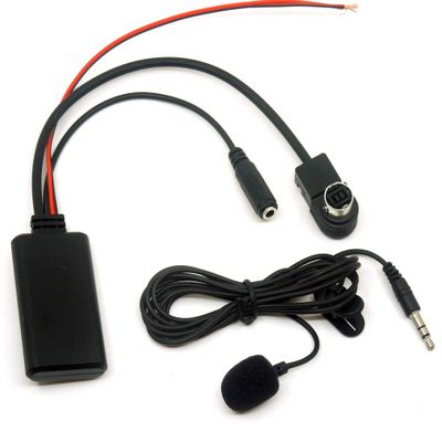 Colorparts2016 Microphone Bluetooth MIC AUX Audio Cable Compatible with Alpine KCA-121B CDA-9857 CDA-9886 CDA-117
