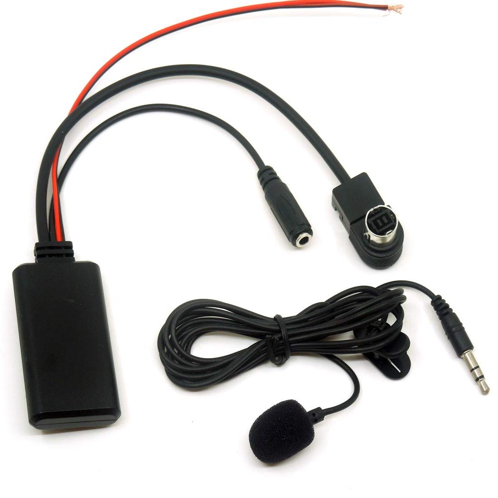 Colorparts2016 Microphone Bluetooth MIC AUX Audio Cable Compatible with Alpine KCA-121B CDA-9857 CDA-9886 CDA-117