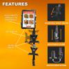 iBOLT Tablet Tower- Point of Purchase/POS Clamp Mount - with 3 TabDock Holders Perfect for Multiple delivery Applications (DoorDash, Uber eats, Postmates, etc.) Fits 7 to 10 inch Tablets view 2