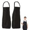 Hair Stylist Apron - Black - PU Waterproof Salon Apron Cosmetology view 3