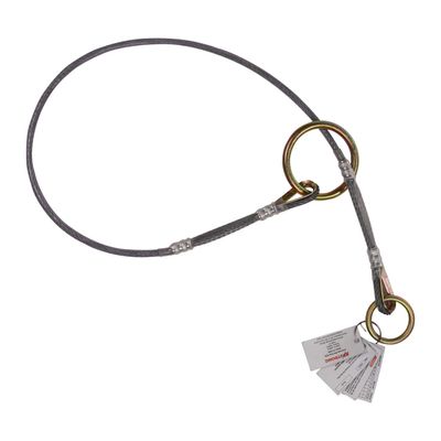 KStrong UFA710103 Galvanized Steel Wire Cable Sling with Forged Large and Small O-Rings, ANSI Compliant, 3-Ft
