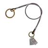 KStrong UFA710103 Galvanized Steel Wire Cable Sling with Forged Large and Small O-Rings, ANSI Compliant, 3-Ft view 2