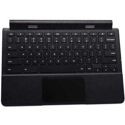 Deal4GO Top Cover Upper Case Palmrest TouchPad w/Keyboard Replacement for Dell Chromebook 11 3120 P22T 38ZM8TWI80 0RHFXP RHFXP 0R36YR R36YR Black