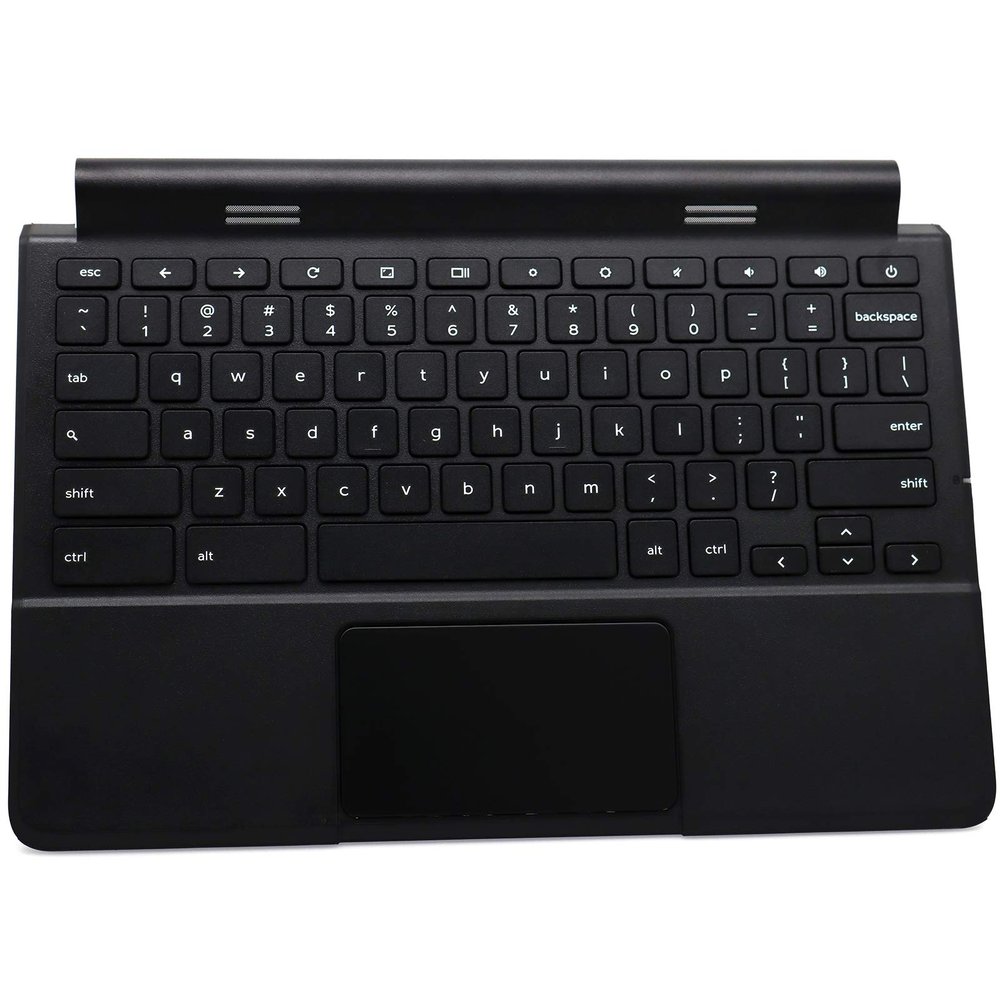 Deal4GO Top Cover Upper Case Palmrest TouchPad w/Keyboard Replacement for Dell Chromebook 11 3120 P22T 38ZM8TWI80 0RHFXP RHFXP 0R36YR R36YR Black