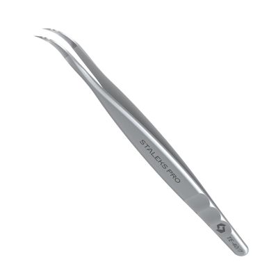STALEKS PRO Expert 40 Lash Extension Tweezers, Curved, Classic & 2D-3D