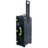 Black & Lime Green Pelican 1615 case. Comes with Combo lid Pouch - Organizer. view 2