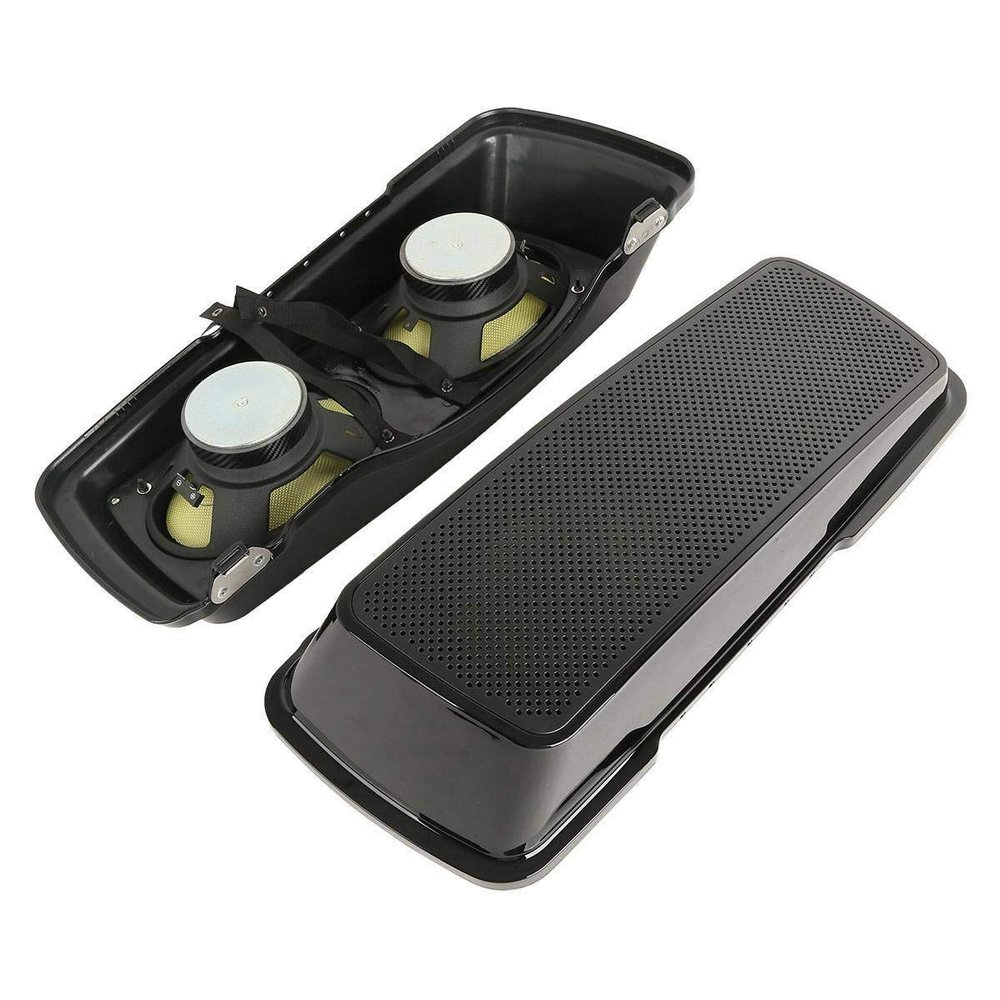 SLMOTO Saddle Bags Speaker Lids, 6X9 Saddlebag Speaker Lids Fit for 1994-2013 Harley Touring Road King Electra Street Road Glide FLHR FLHRC1, FLHS FLHT FLHTC FLHX FLHXSE FLHX FLHTK FLHXS FLTR