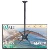 WALI Long Arm TV Ceiling Mount, Fits Most LED, LCD, OLED and Plasma Flat Screen Display 26 to 65 Inch, up to 110 Lbs, Height Extension up to 58 Inch, Mounting Holes up to 400x400mm (CM2665XL), Black view 1