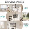 WALI Long Arm TV Ceiling Mount, Fits Most LED, LCD, OLED and Plasma Flat Screen Display 26 to 65 Inch, up to 110 Lbs, Height Extension up to 58 Inch, Mounting Holes up to 400x400mm (CM2665XL), Black view 4
