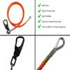 Steel Core Flip Line, 5/8 in x 10 ft - USA Made, Aluminum Swivel, Arborist Equipment view 3
