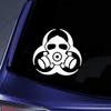 Bio Gas Mask Sticker Decal Notebook Car Laptop 5.5" (White) view 1