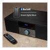 Crosley CR3502A-BK Metro Bluetooth FM Clock Radio and CD Player, Black view 4