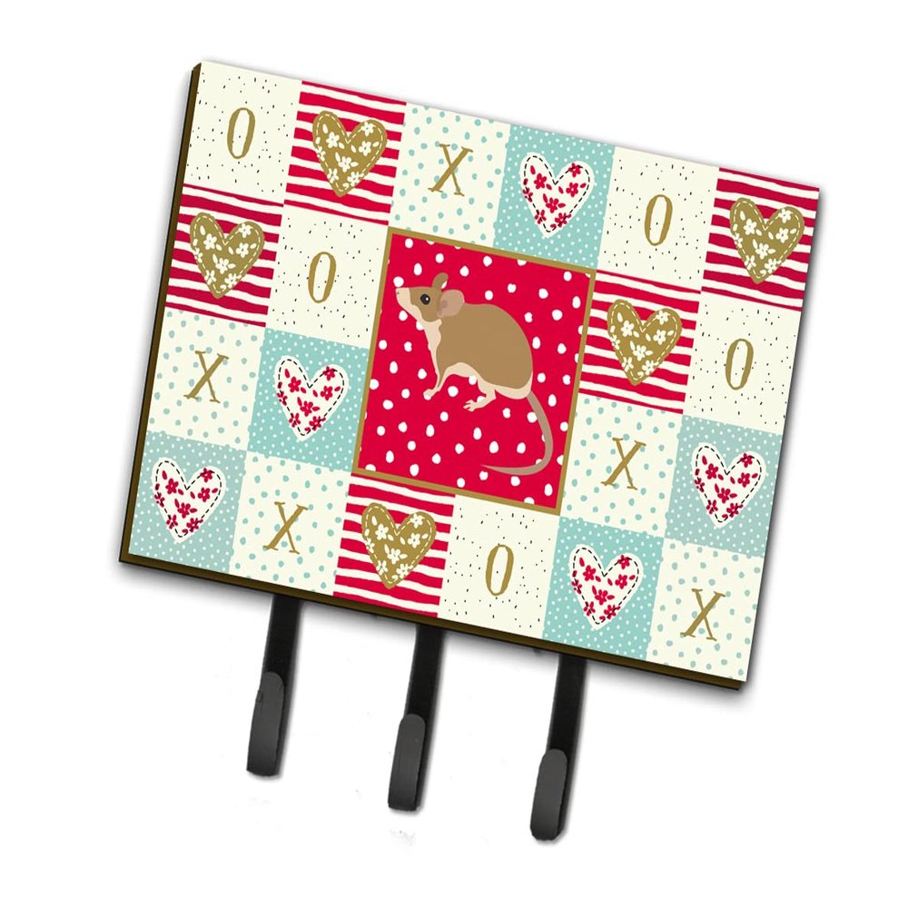 Caroline's Treasures Spiny Mouse Love Leash or Key Holder