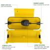 Flemoon Outdoor Extension Cord Safety Cover with Waterproof Protector Seal, Weatherproof Electrical Connection Box for Outdoor Outlets, Plugs, Sockets, Holiday Decorations, Power Tools, Yellow view 2