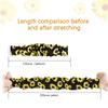 200Pcs Compatiable for Uwatch GT Band, Blueshaw Fabric Elastic Scrunchie Elastic Watch Band Women Cute Replacement Straps for UMIDIGI Uwatch GT/Uwatch 3 / UMIDIGI UFit Smartwatch (Sunflower Yellow) view 2