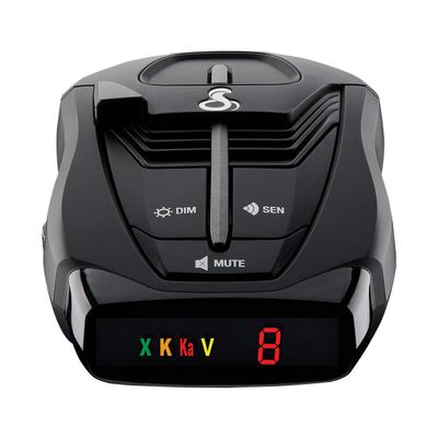 Cobra RAD 380 Laser Radar Detector  Long Range Detection, LaserEye Front and Rear Detection, IVT Filtering, Adjustable Sensitivity, Digital Signal Processing, Black