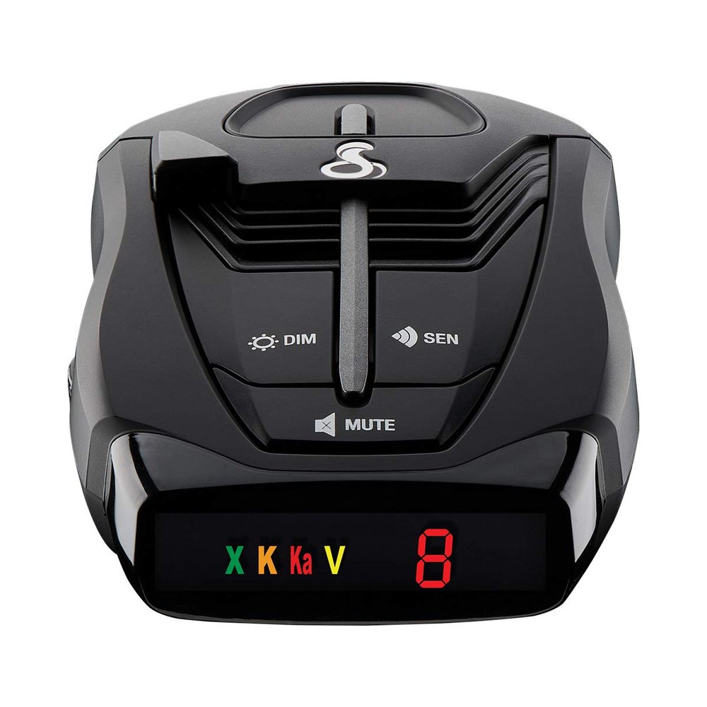 Cobra RAD 380 Laser Radar Detector  Long Range Detection, LaserEye Front and Rear Detection, IVT Filtering, Adjustable Sensitivity, Digital Signal Processing, Black
