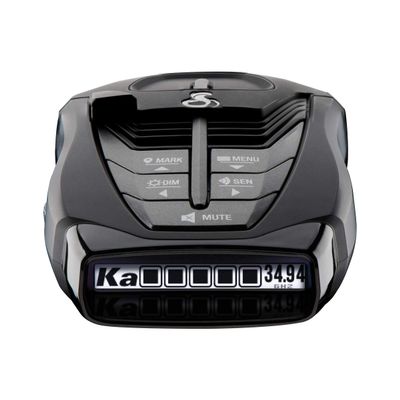 Cobra RAD 480i Laser Radar Detector  Long Range Detection, Bluetooth, Apple CarPlay and Android Auto Compatible, LaserEye Front and Rear Detection, Digital Signal Processing, Black