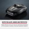Cobra RAD 480i Laser Radar Detector  Long Range Detection, Bluetooth, Apple CarPlay and Android Auto Compatible, LaserEye Front and Rear Detection, Digital Signal Processing, Black view 2