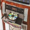 Crosley CR1215A-WA Full Size Digital Bluetooth Jukebox with CD, AM/FM Radio and Color Changing LED Lights, Walnut view 3