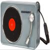Crosley CR3029A-TN Portable Mini Turntable Bluetooth Speaker, Tourmaline view 1