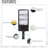 LEDMyplace 450W Led Parking Lot Lights 5700K Shoebox Lights with Dusk to Dawn Photocell Waterproof 60750 Lumens 277-480V Outdoor Commercial Area Security Lighting for Stadium Sport Garage view 3