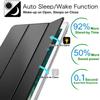 DuraSafe Cases for iPad 7th 8th 9th Gen 2019/2020 / 2021-10.2 Inch [iPad 9 8 7 ] A2602 A2270 A2197 MW762LL/A MW742LL/A MYLC2LL/A MYL92LL/A MYLA2LL/A Smart Adjustable Stand Feature Flip Case - Black view 3