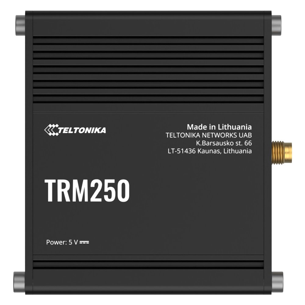 Teltonika TRM250 Industrial Cellular Modem LTE Industrial Remote, TRM250 (Modem LTE Industrial Remote Board with Multiple LPWAN connectivity Options)
