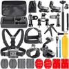 Navitech 18-in-1 Action Camera Accessories Combo Kit with EVA Case - Compatible with Yuntab W9 Action Camera view 1