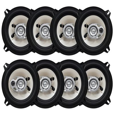 Absolute USA 4 X BLS-5253 Blast Series 5.25 Inches 3 Way Car Speakers 560 Watts Max Power, Model Number: 4BLS5253