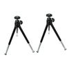 Hemobllo 2pcs Mini Mobile Phone Tripod Telescopic Stand for Desktop Photography Compatible Smartphones and Cameras for Home Office Use Black view 1