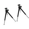 Hemobllo 2pcs Mini Mobile Phone Tripod Telescopic Stand for Desktop Photography Compatible Smartphones and Cameras for Home Office Use Black view 3