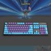 104 Keys Double Shot PBT Translucnt Backlit Keycap OEM Profile Keyset for All Cherry MX Switches Mechanical Gaming Keyboards Standard ANSI Layout 108 104 87 TKL 60% (Stitch) view 1