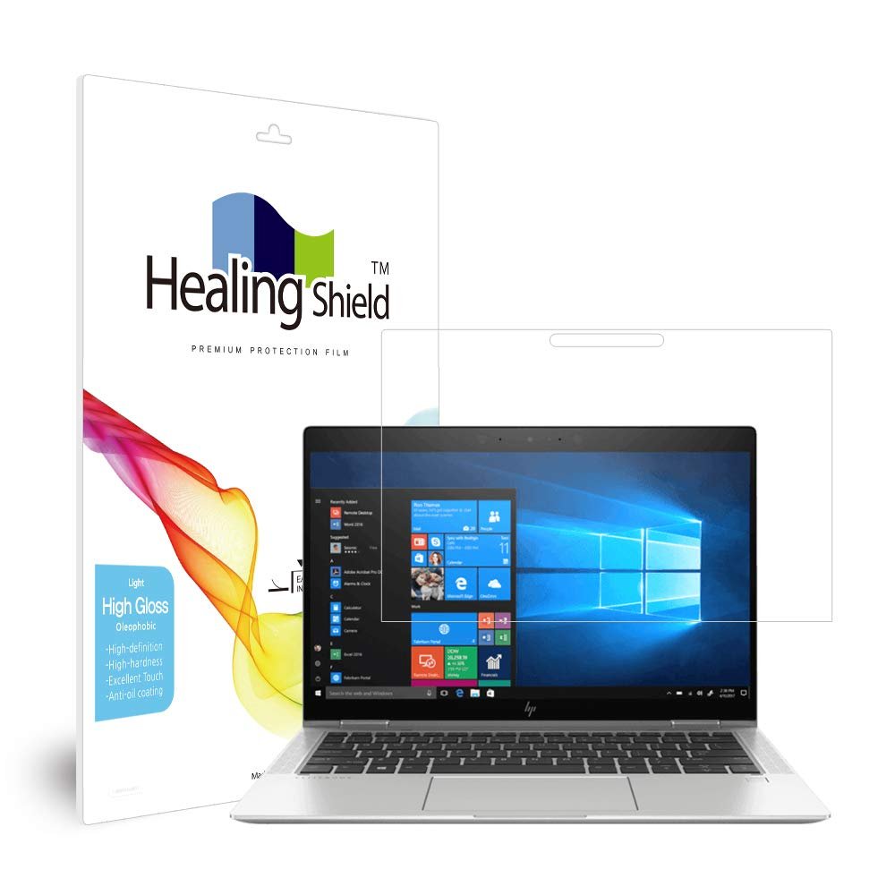 Healingshield Screen Protector Light Oleophobic High Gloss Film Compatible with HP Elitebook X360 1030 G4