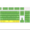 104 Keys Double Shot PBT Translucnt Backlit Keycap OEM Profile Keyset for All Cherry MX Switches Mechanical Gaming Keyboards Standard ANSI Layout 108 104 87 TKL 60% (Red Alert) view 2