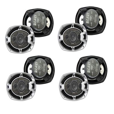 Absolute USA 4 X BLS6904 Blast Series 6 x 9 4 Way Car Speakers 800 Watts Max Power, 4BLS6904