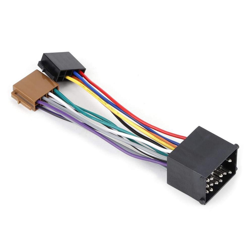 KIMISS Radio Wiring Harness, Fits for E36 E46 E39 Car Stereo Harness Radio Adapter Stereo Harness Cable ISO Plug Radio Wire Cable Connector Adapter
