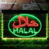 ADVPRO Halal Food Arabic Restaurant Dual Color LED Neon Sign Green & Red 16 x 12 Inches st6s43-i3746-gr view 2