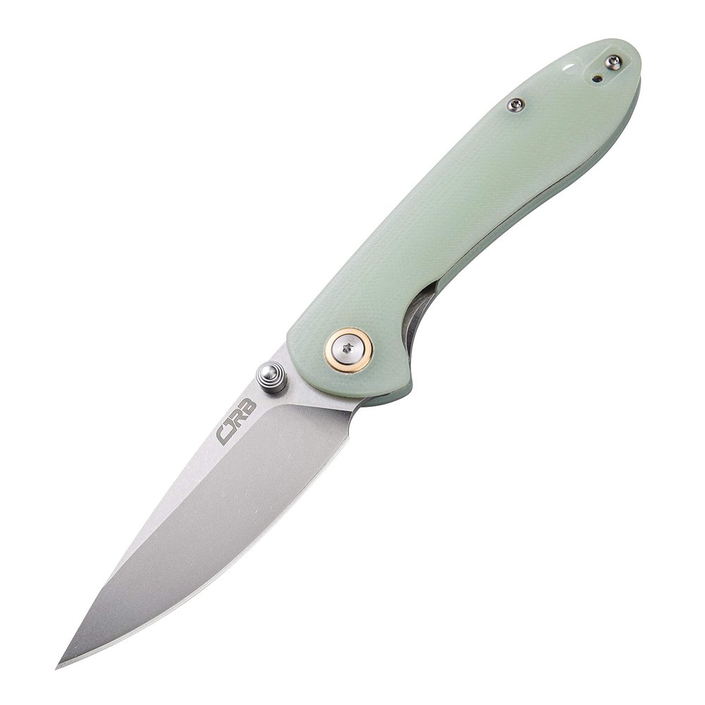 CJRB J1912S-NTG Small Feldspar Folder 3.2 in Blade Nature G-10 Handle
